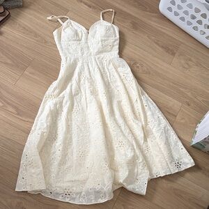 BCBGMaxAzria Ivory Midi Dress